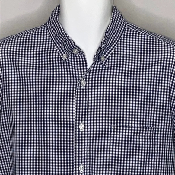 J. Crew Factory Slim Button Down Gingham Shirt- LG - Picture 2 of 6